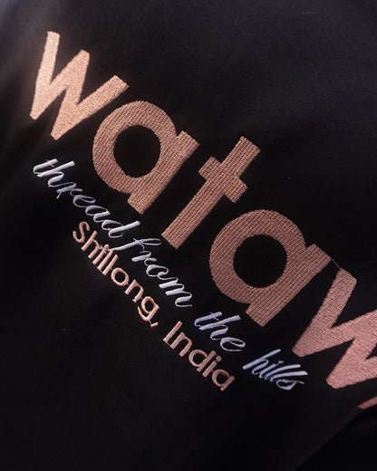 Black Quarter Zip Sweatshirt