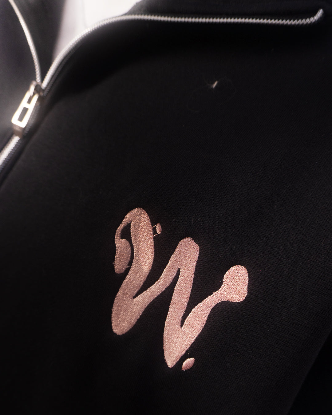 Black Quarter Zip Sweatshirt