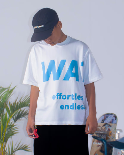 Effortless Endless Oversized Tee – Cloud White