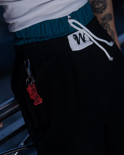 White Tribal Motif Pants